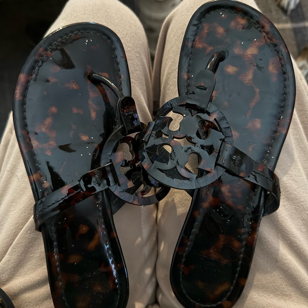 Tory Burch Tortoise Shell Sandals
